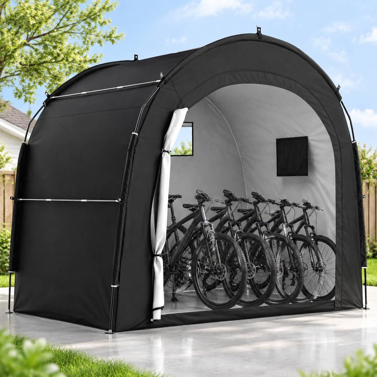 Abri Tente Vélo Extérieur Portable Étanche Oxford 210D - Image 9