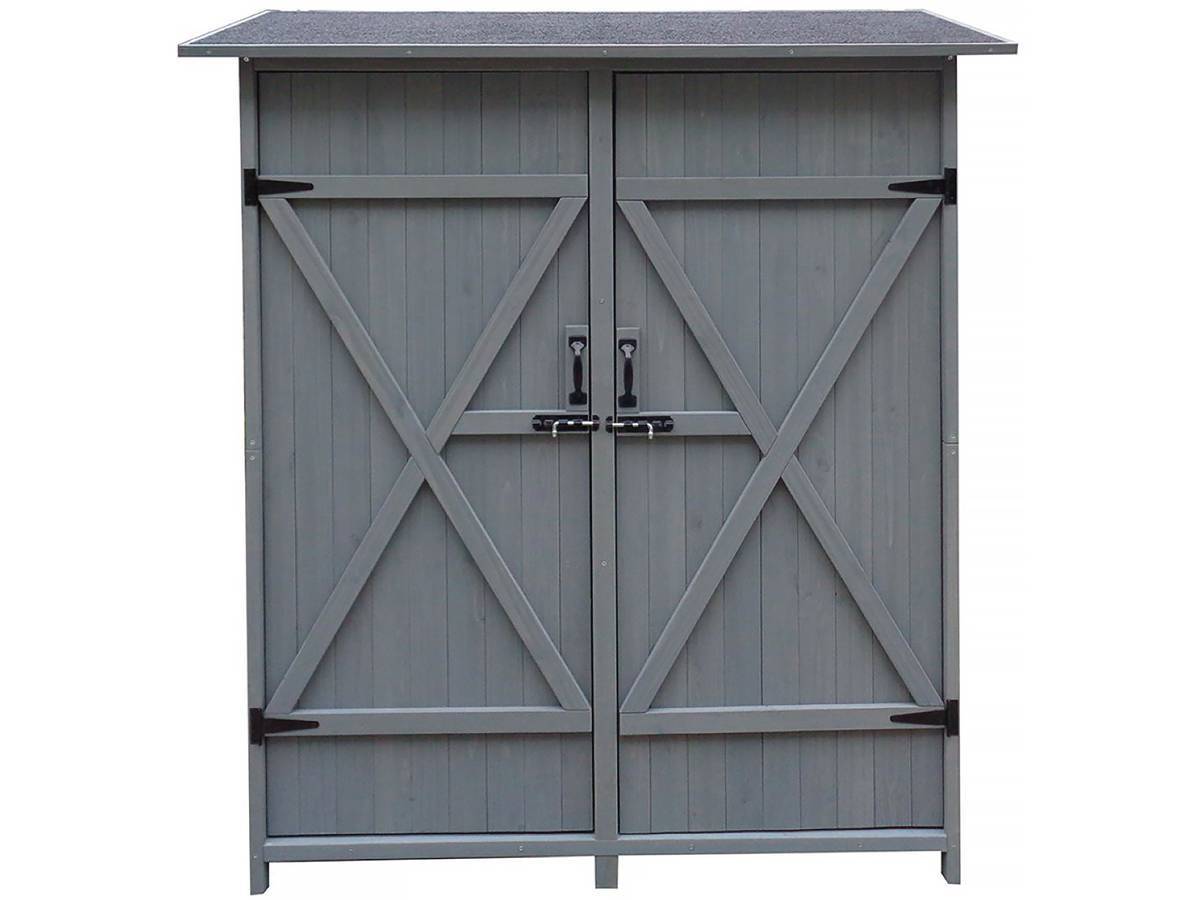 Habitat Et Jardin - Armoire De Jardin "espacio" - 140 X 49 X 162 Cm - Anthracite -habitat Et Jardin - Imagen 1