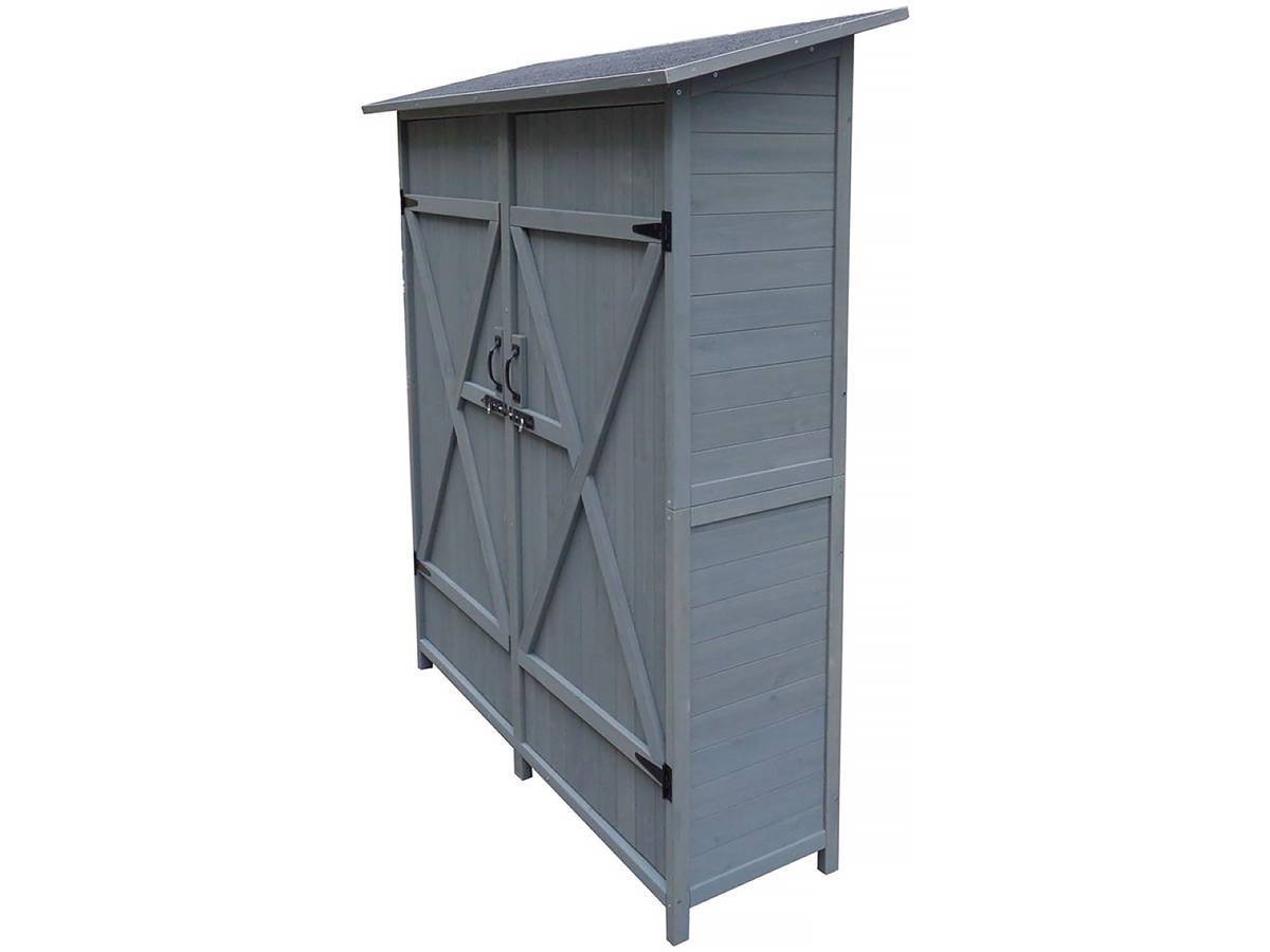 Habitat Et Jardin - Armoire De Jardin "espacio" - 140 X 49 X 162 Cm - Anthracite -habitat Et Jardin - Imagen 2