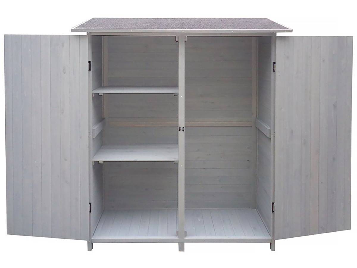 Habitat Et Jardin - Armoire De Jardin "espacio" - 140 X 49 X 162 Cm - Anthracite -habitat Et Jardin - Imagen 3