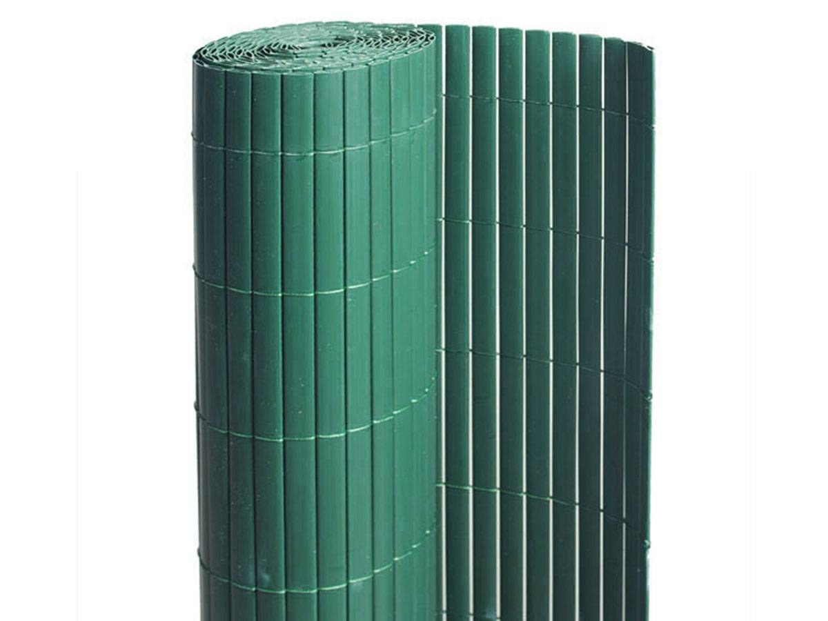 Jardideco - Canisse PVC double face Vert 18 m - 6 rouleaux de 3 x 1,50 m - Jardideco - Imagen 1