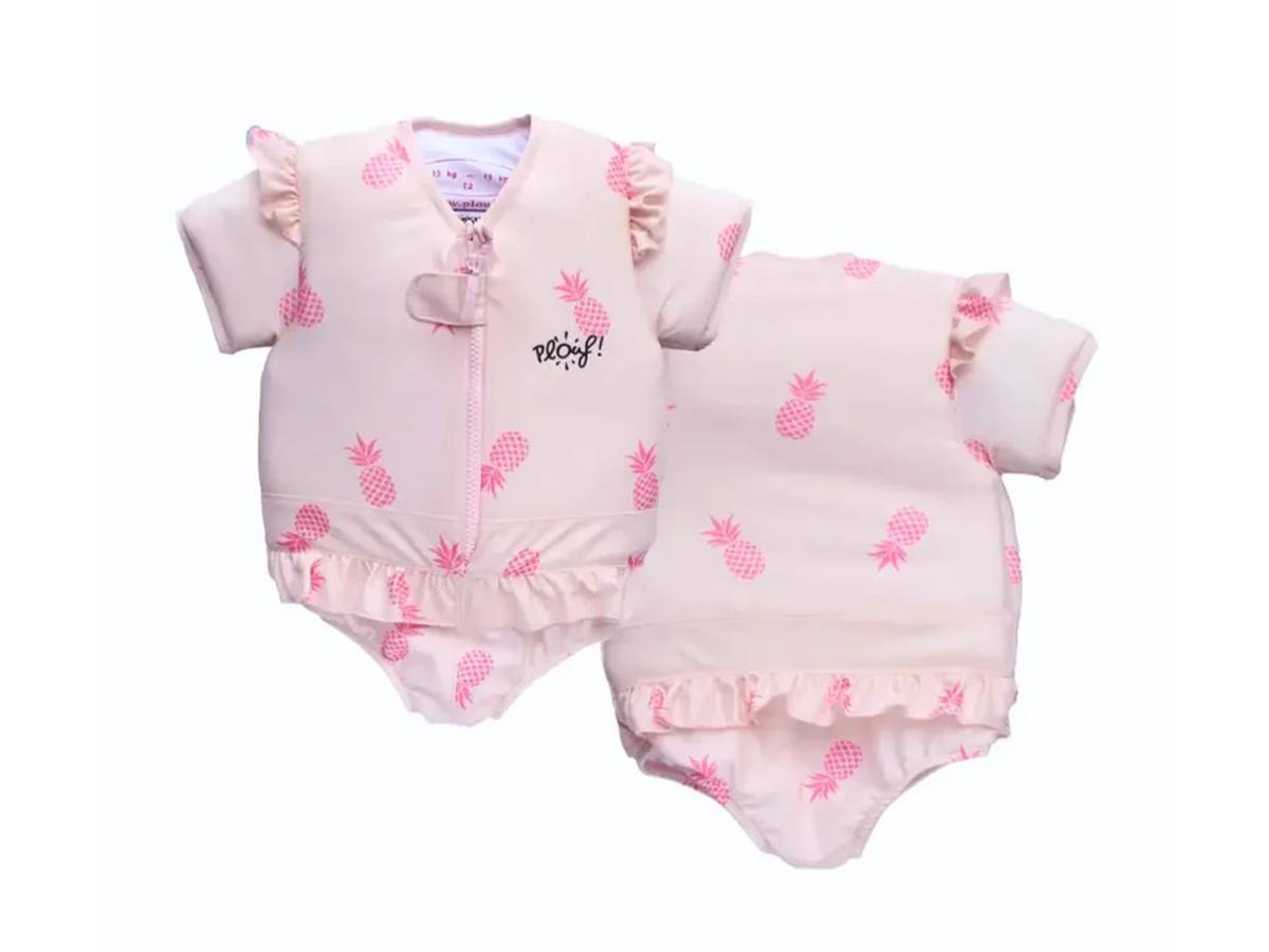 Plouf - Maillot de bain flottant fille Ananas girl Taille 2 - Plouf