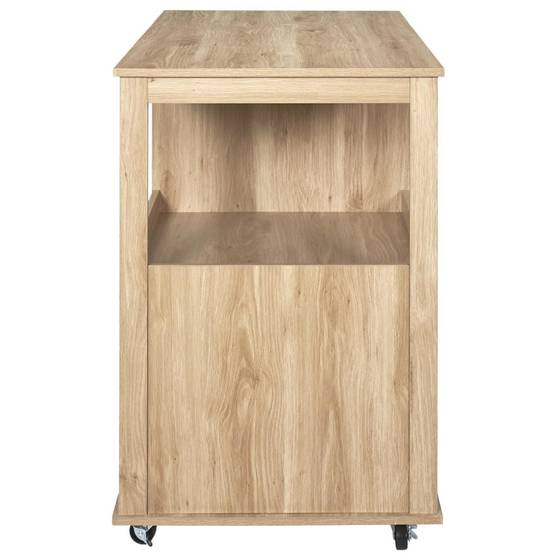The Home Deco Factory - Ilot de cuisine en bois Klaus - Image 7