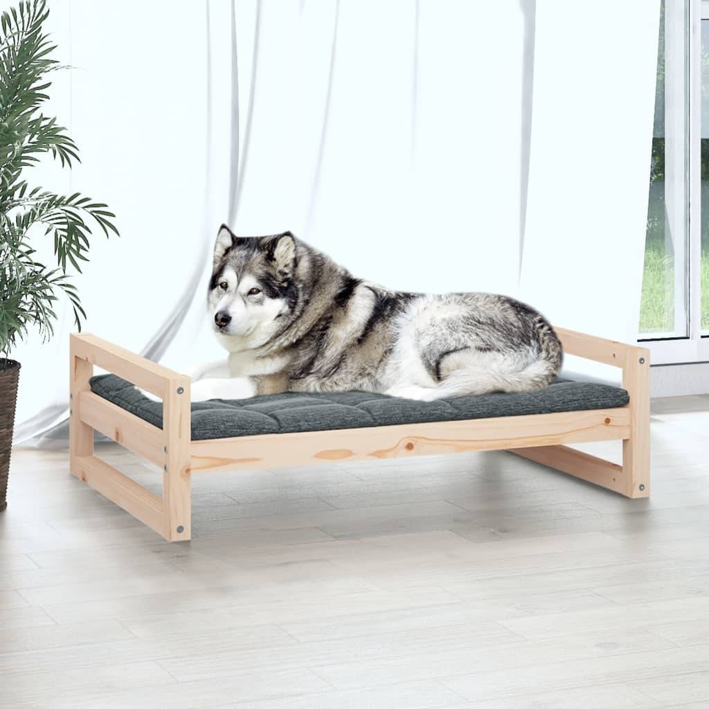 Vidaxl - Lit pour chien 105,5x75,5x28 cm Bois de pin solide vidaXL 821487 - Imagen 4