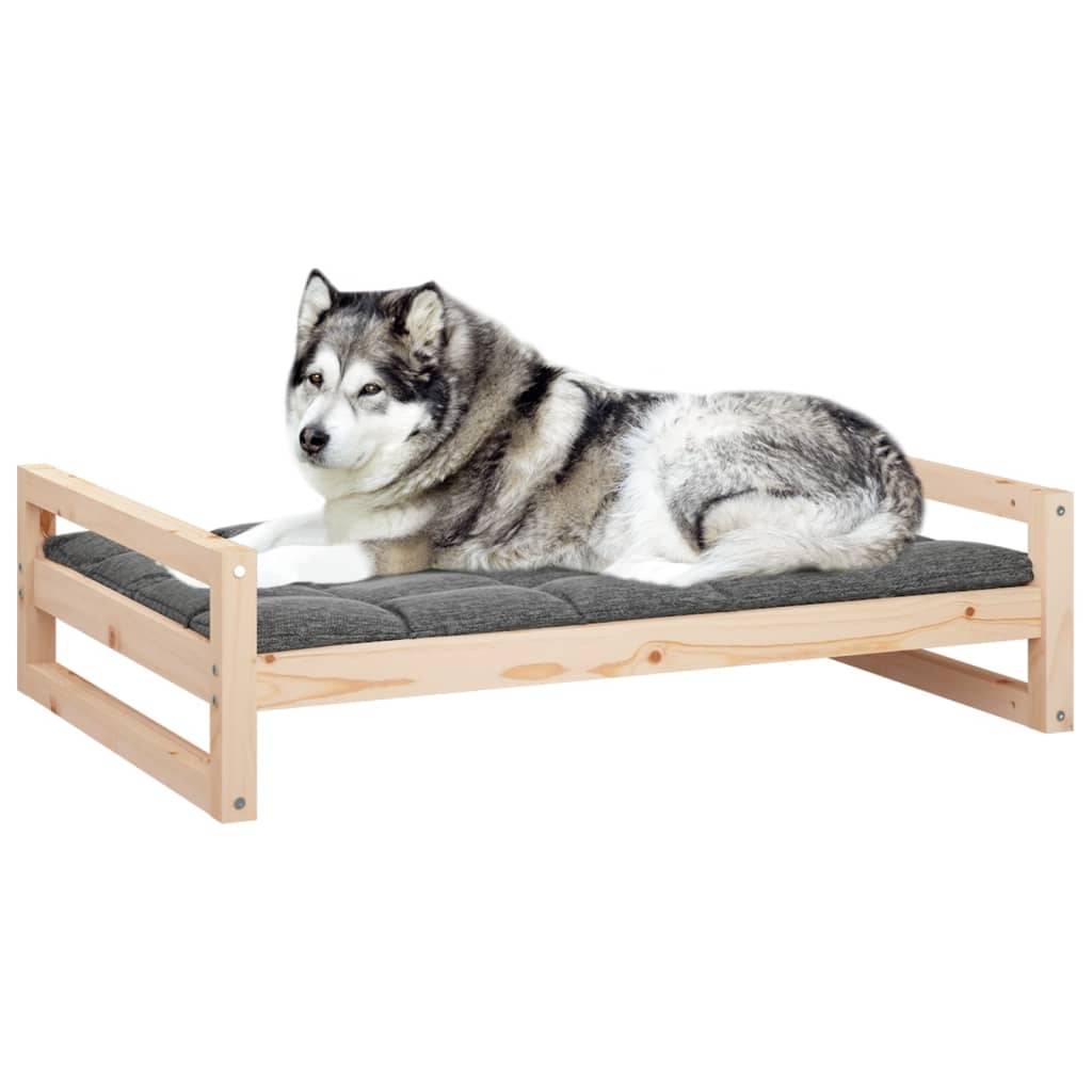 Vidaxl - Lit pour chien 105,5x75,5x28 cm Bois de pin solide vidaXL 821487 - Imagen 5