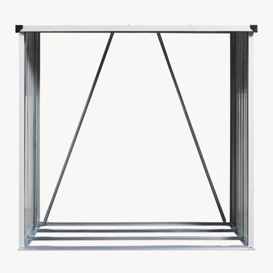 Casa.Pro - Abri-bûches couvert Kalmar 158 x 80 x 152 cm anthracite casa.pro - Image 6