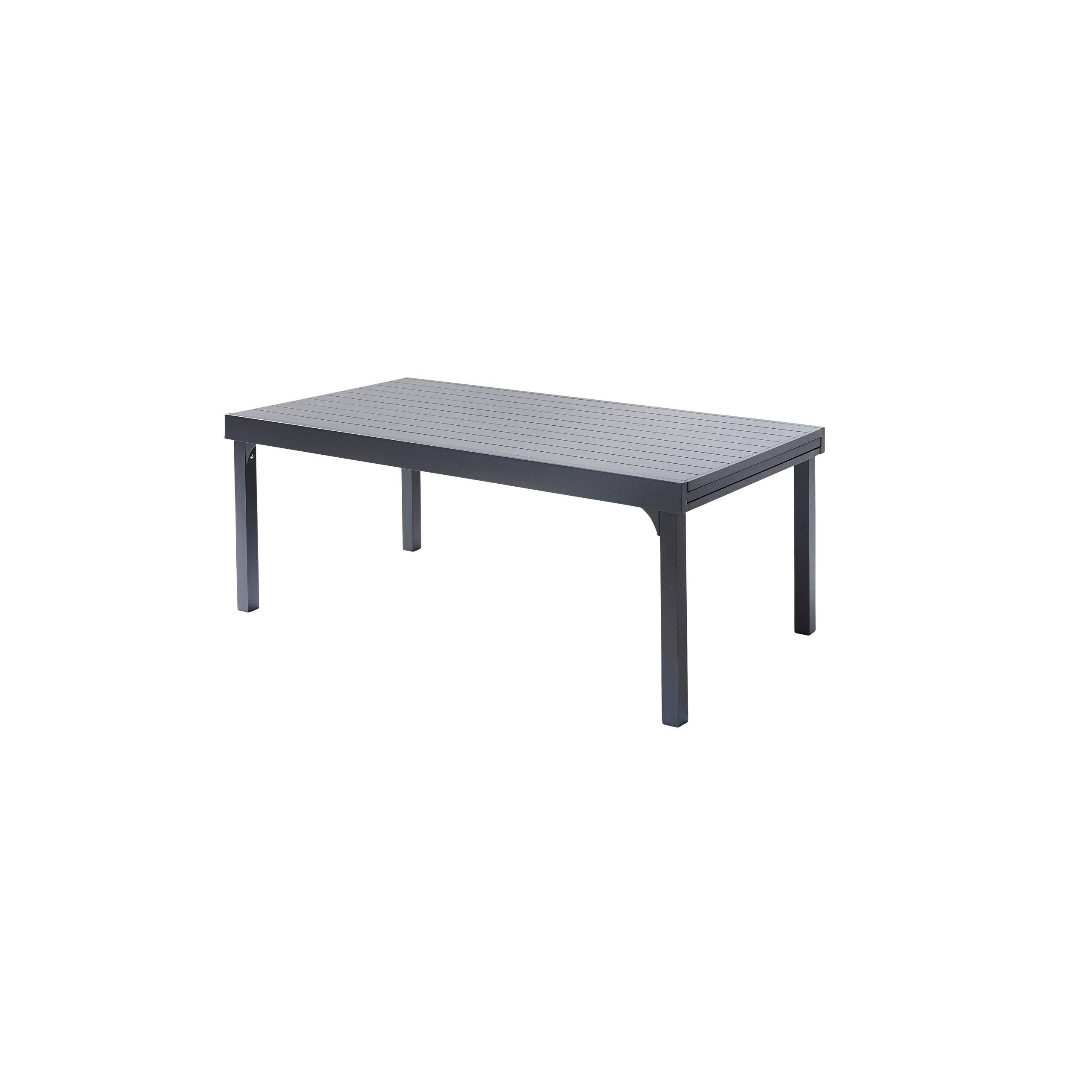 Wilsa Garden - Ensemble MODULO 8/12p en aluminium avec 8 fauteuils et 4 chaises pliantes en aluminium et textilène - Imagen 3