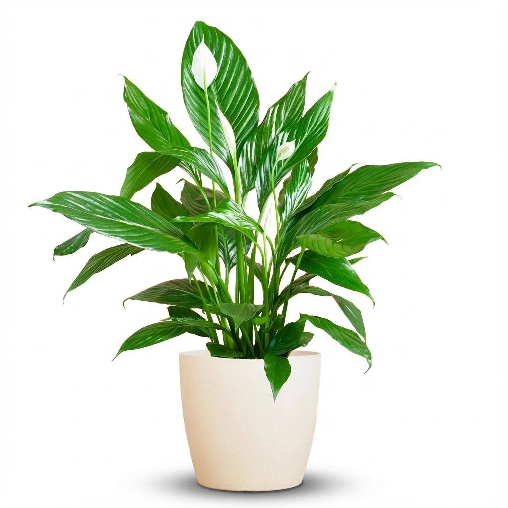 Spathiphyllum - Pot de 19cm - Blanc - 21cm - Plantes d'intérieur - Image 1