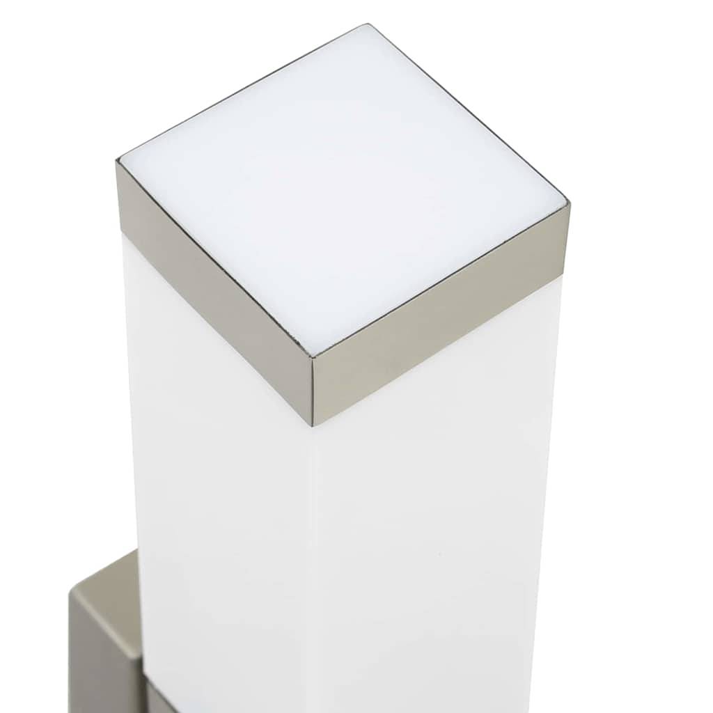 Applique murale extérieure - Lampe murale extérieure Argent 10,5 x 6 x 35 cm g238 - Image 6