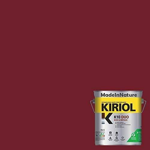 Peinture antirouille K10 Duo COMUS Satin Rouge pourpre 2.5L - A013230