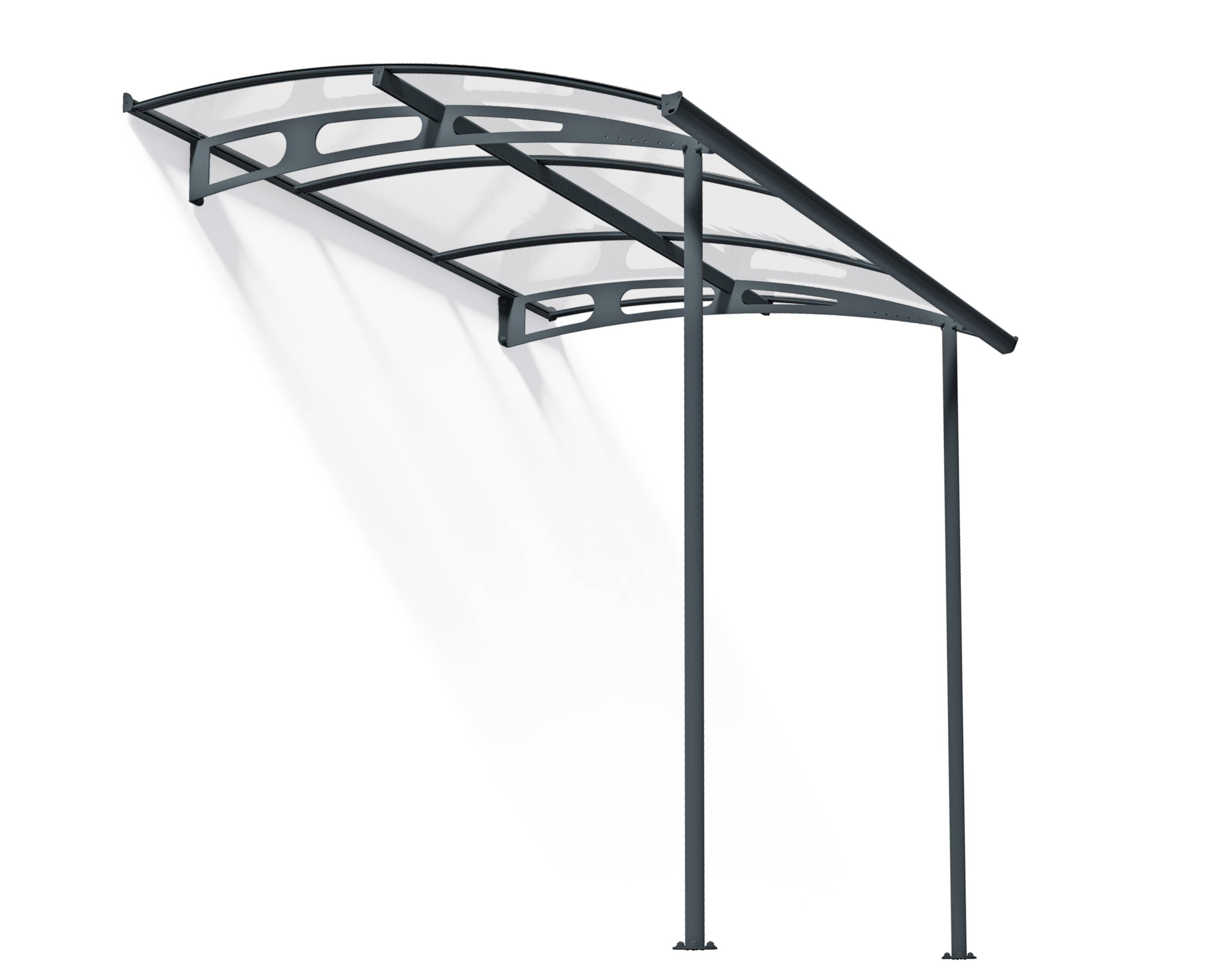 Canopia by Palram - Canopia Abri terrasse auvent Vega 200.5 x 199.6 cm Gris 200.5 X 199.6 - Imagen 1