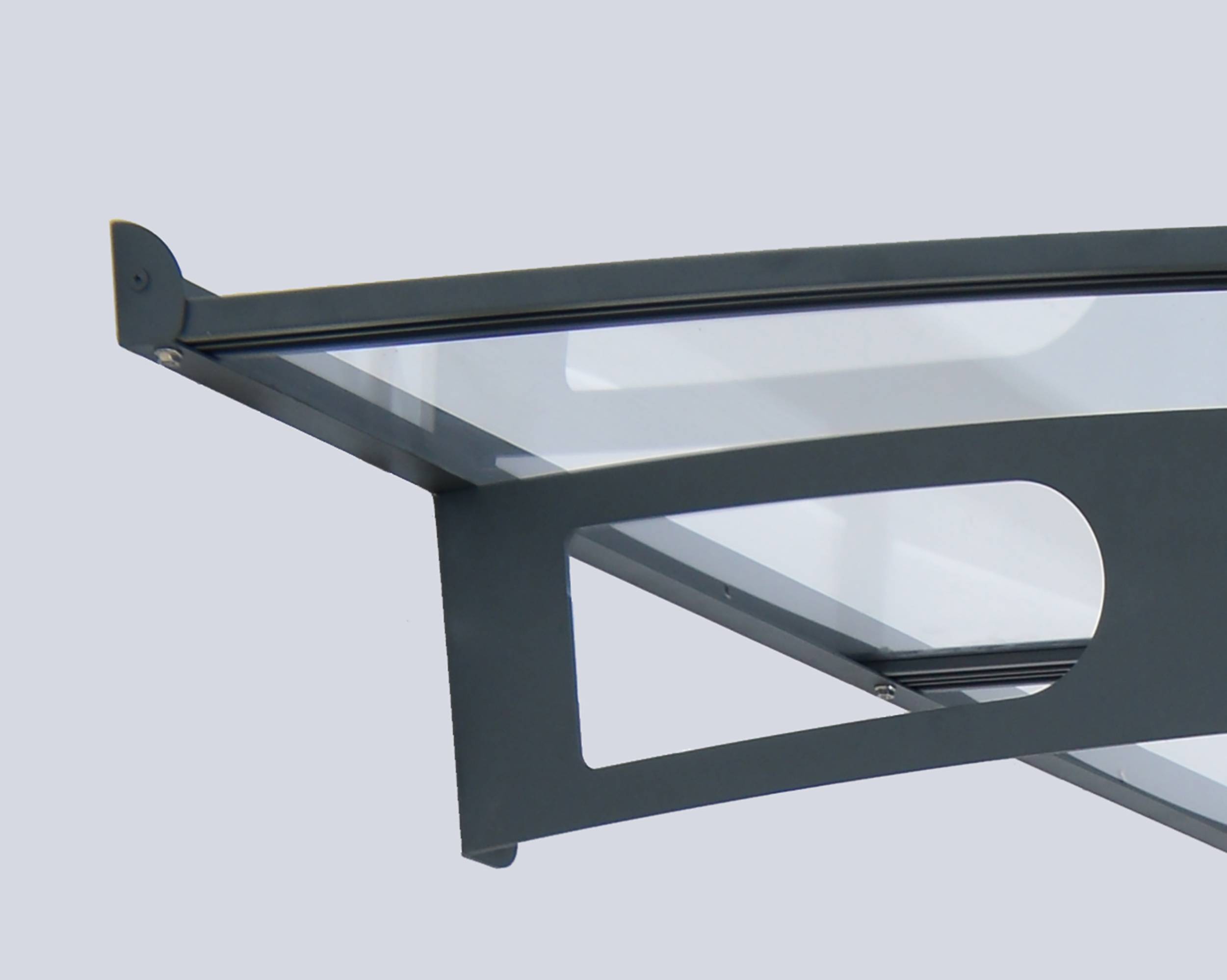Canopia by Palram - Canopia Abri terrasse auvent Vega 200.5 x 199.6 cm Gris 200.5 X 199.6 - Imagen 4