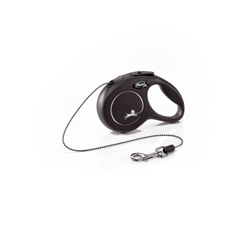 Flexi - Correa New Classic Cat XS Cord 3 m black  CL00C3-251-S-CAT-20 Flexi - Imagen 1