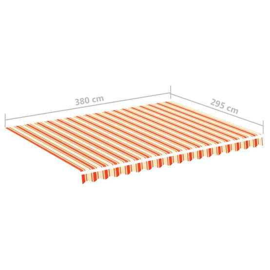 Prolenta Premium - Auvent polyester jaune 380 x 295 cm - Prolenta premium p346.7 - Image 6