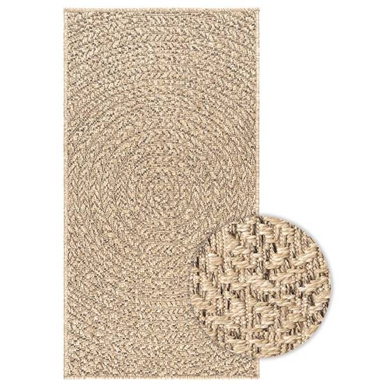 Tapis d'EntréeIntérieur Extérieur Style Jute Naturel pour Patio ou Balcon Marron 60x110 cm – ComfortXL Outdoor Living - Image 2