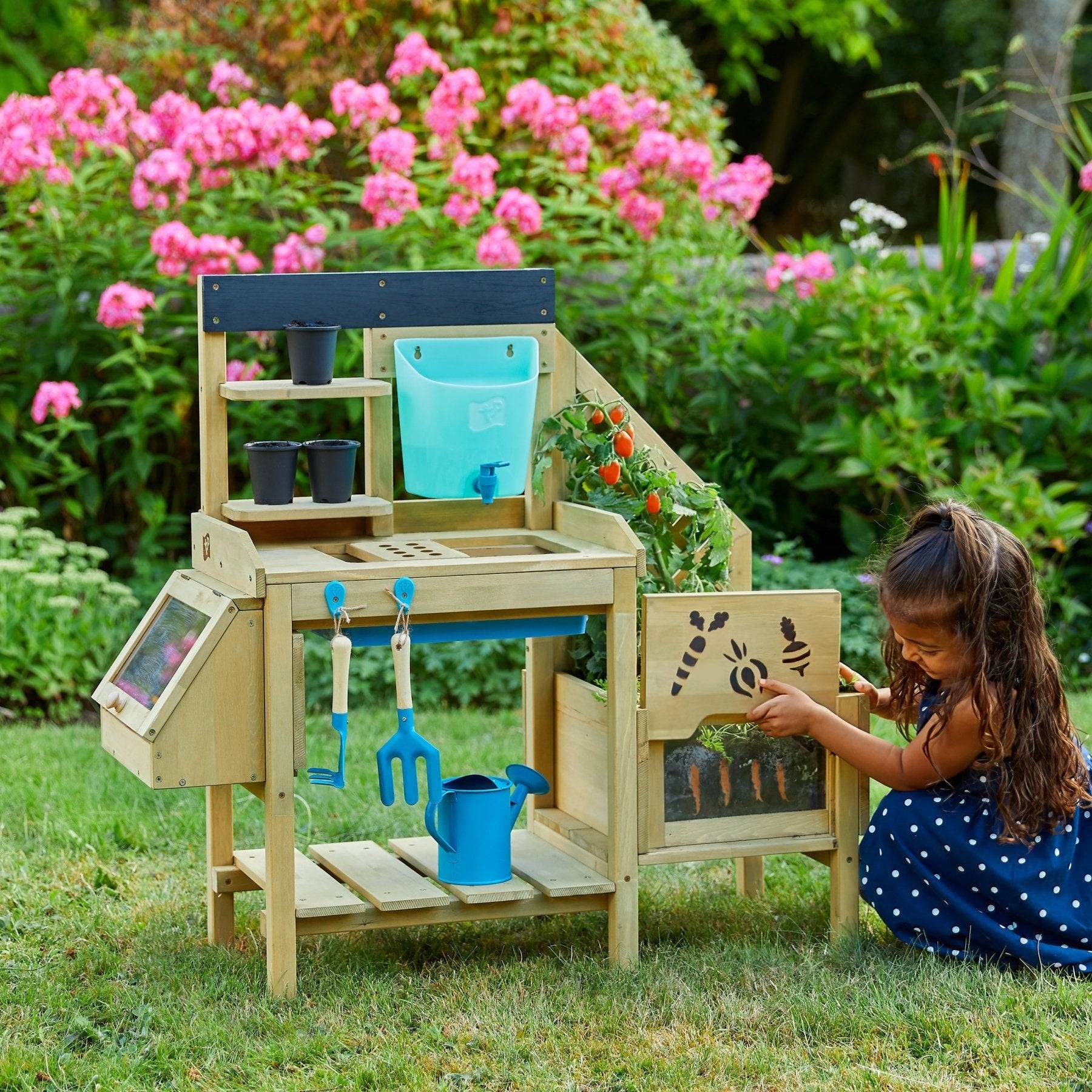 Tp Toys - Table à rempoter pour enfant DELUXE bois FSC® - Imagen 2