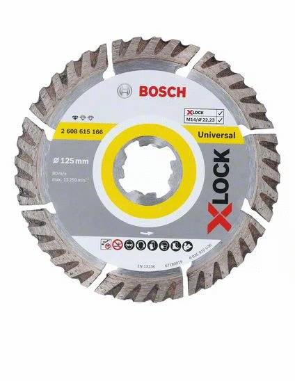 Bosch - Disque à tronçonner diamanté X-LOCK standard universel 125 x 2mm - BOSCH - 2608615166 - Image 1