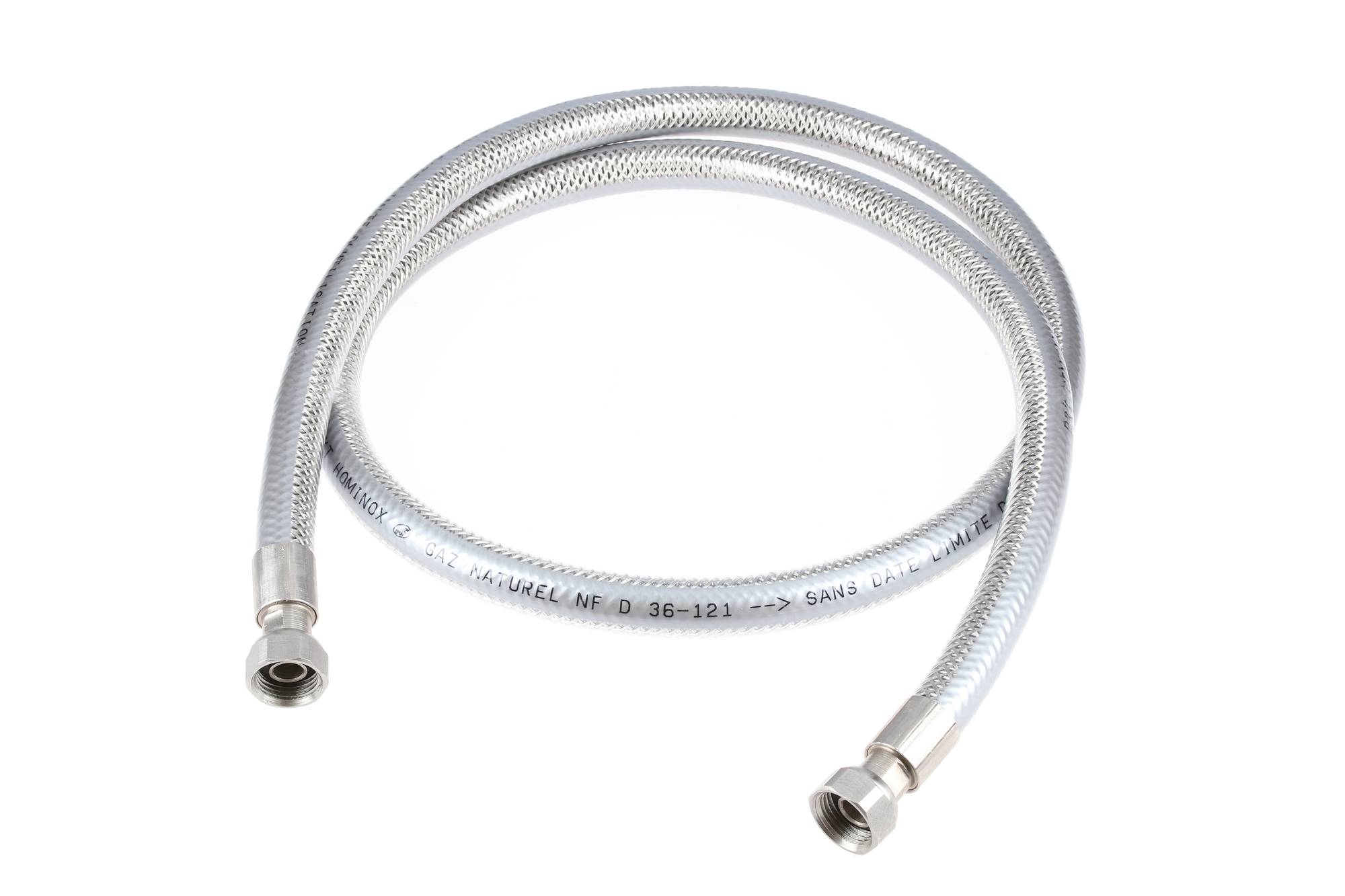 Flexible Gaz Naturel Inox 2m - GARIS - F02GNIXL200 - Image 1