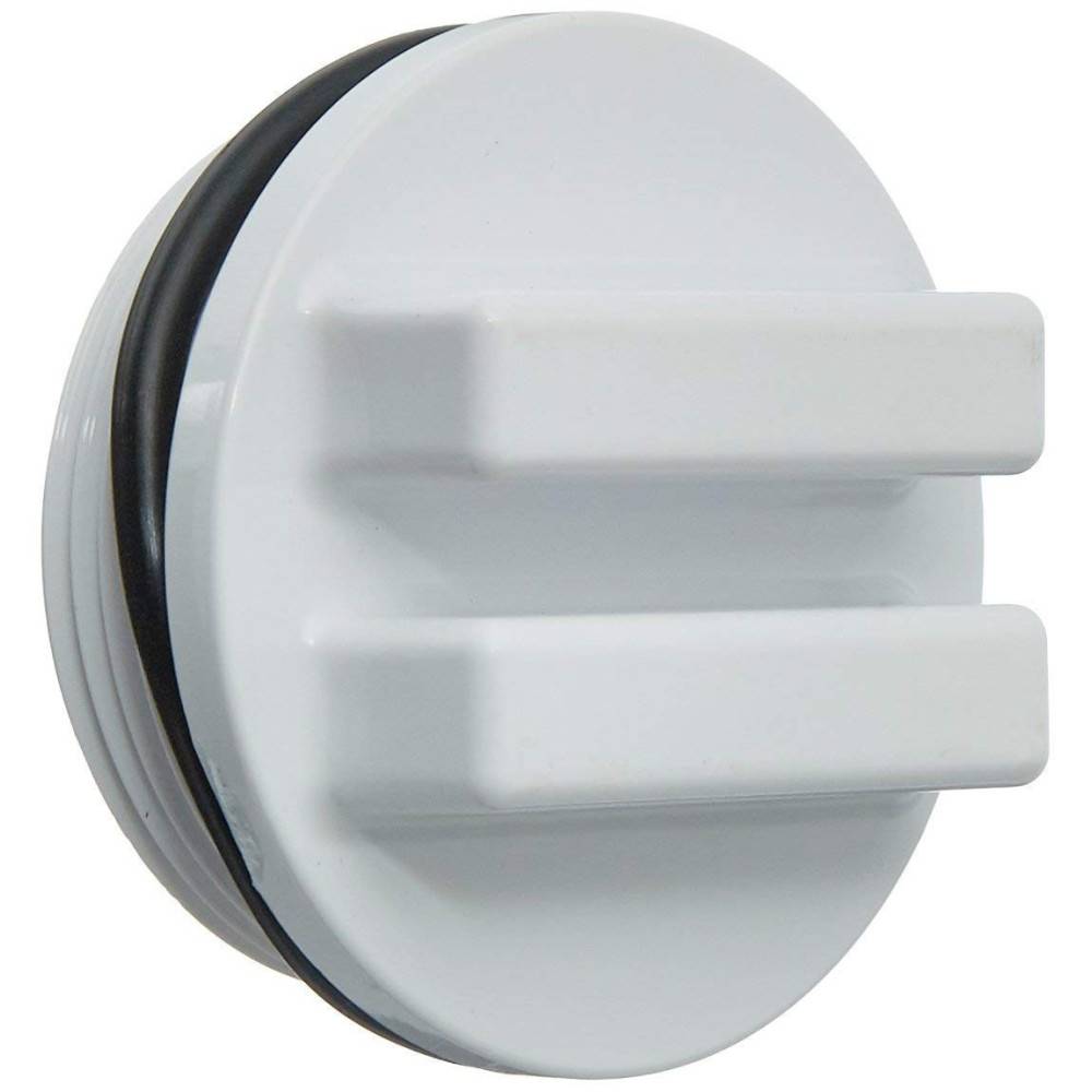 Hayward - Bouchon de vidange avec joint torique, 1 1/2 - Blanc - SP1022C - Hayward - Imagen 2
