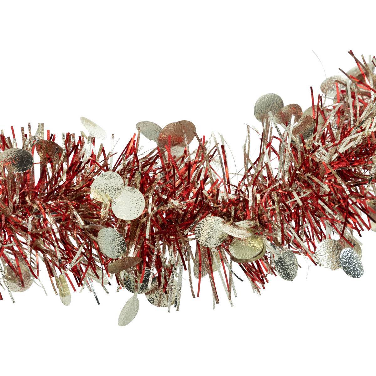 Atmosphera - Guirlande de Noël pastille 100x4x2m rouge et or - Atmosphera Créateur d'intérieur - Image 2