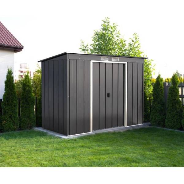 Duramax - Abri de jardin - Métal - DURAMAX - 3,25 m² - 0,33 mm - Anthracite - DUECOPENT84PR