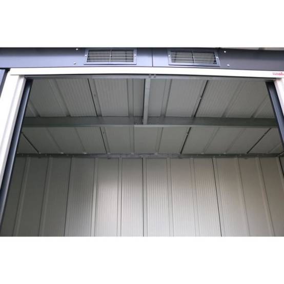 Duramax - Abri de jardin - Métal - DURAMAX - 3,25 m² - 0,33 mm - Anthracite - DUECOPENT84PR - Image 6