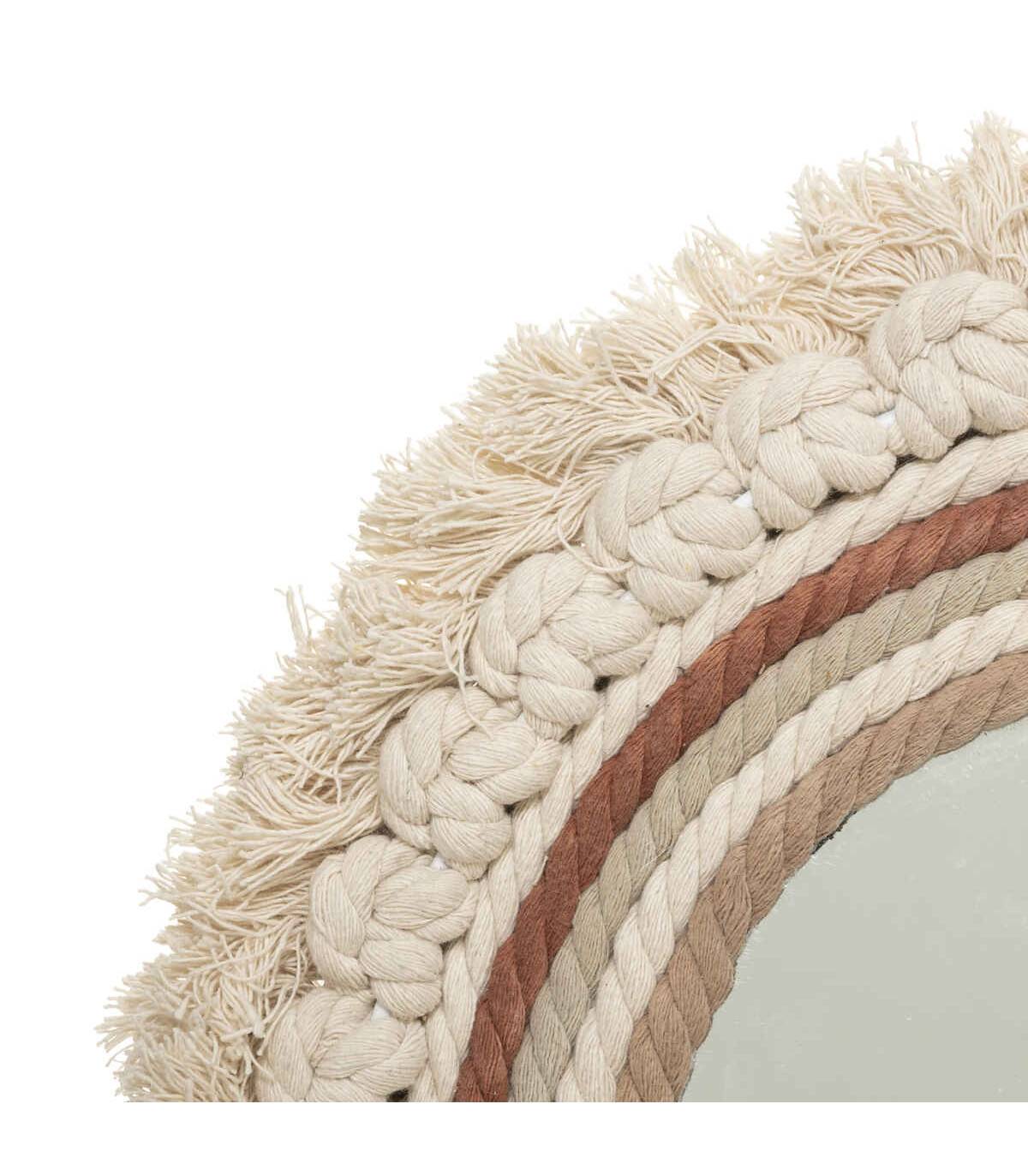 Miroir mural en Coton et Verre D 40 cm - Imagen 2