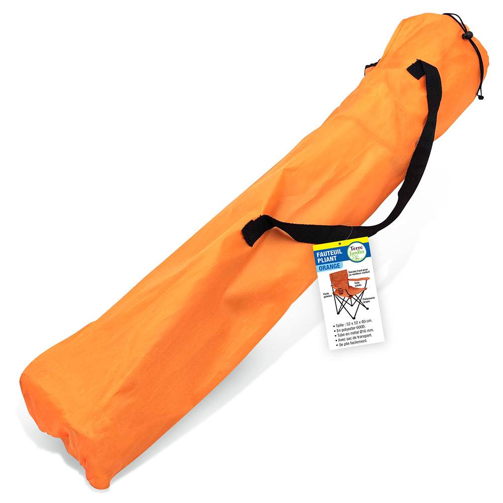 Fauteuil de camping pliant Unité Orange - Image 2