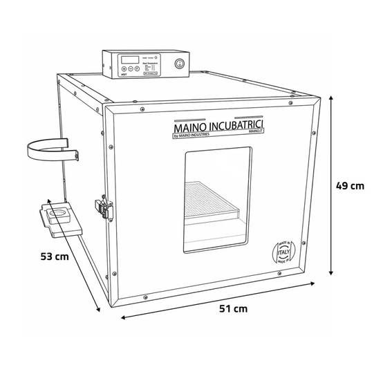 Couveuse Automatique DUC 70 Maino® - 70 Œufs - Thermostat Précis et Retournement Automatique - Image 5