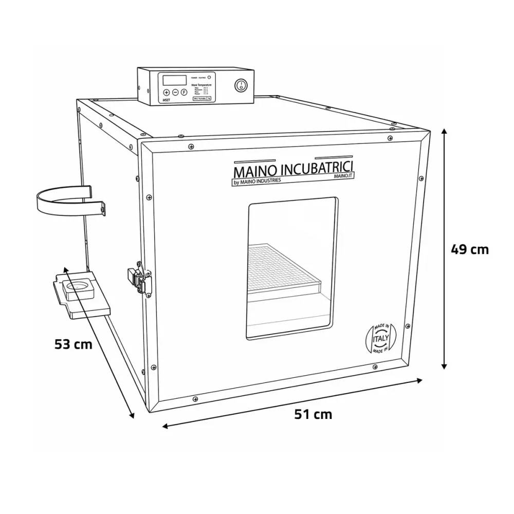 Couveuse Automatique DUC 70 Maino® - 70 Œufs - Thermostat Précis et Retournement Automatique - Image 5