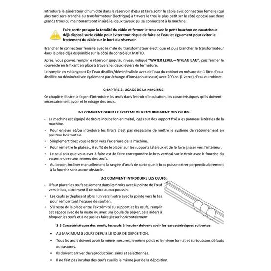 Couveuse Automatique DUC 70 Maino® - 70 Œufs - Thermostat Précis et Retournement Automatique - Image 10