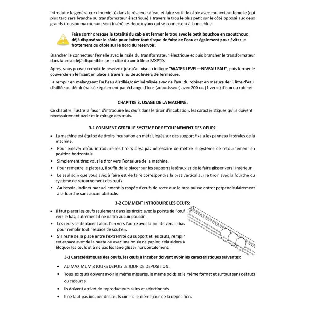 Couveuse Automatique DUC 70 Maino® - 70 Œufs - Thermostat Précis et Retournement Automatique - Image 10