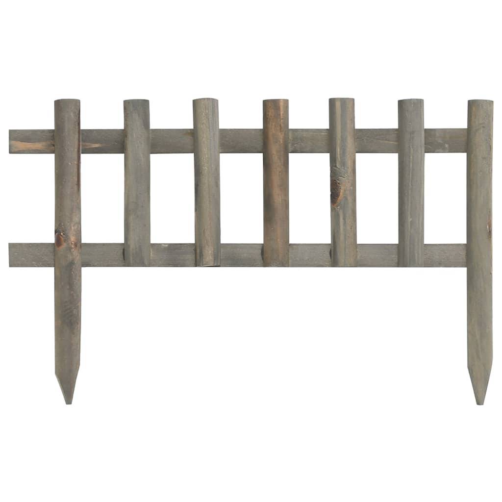 Bordure jardin naturelle bois sapin massif décoration parterres style rustique 4,4m - ComfortXL Outdoor Living - Image 2