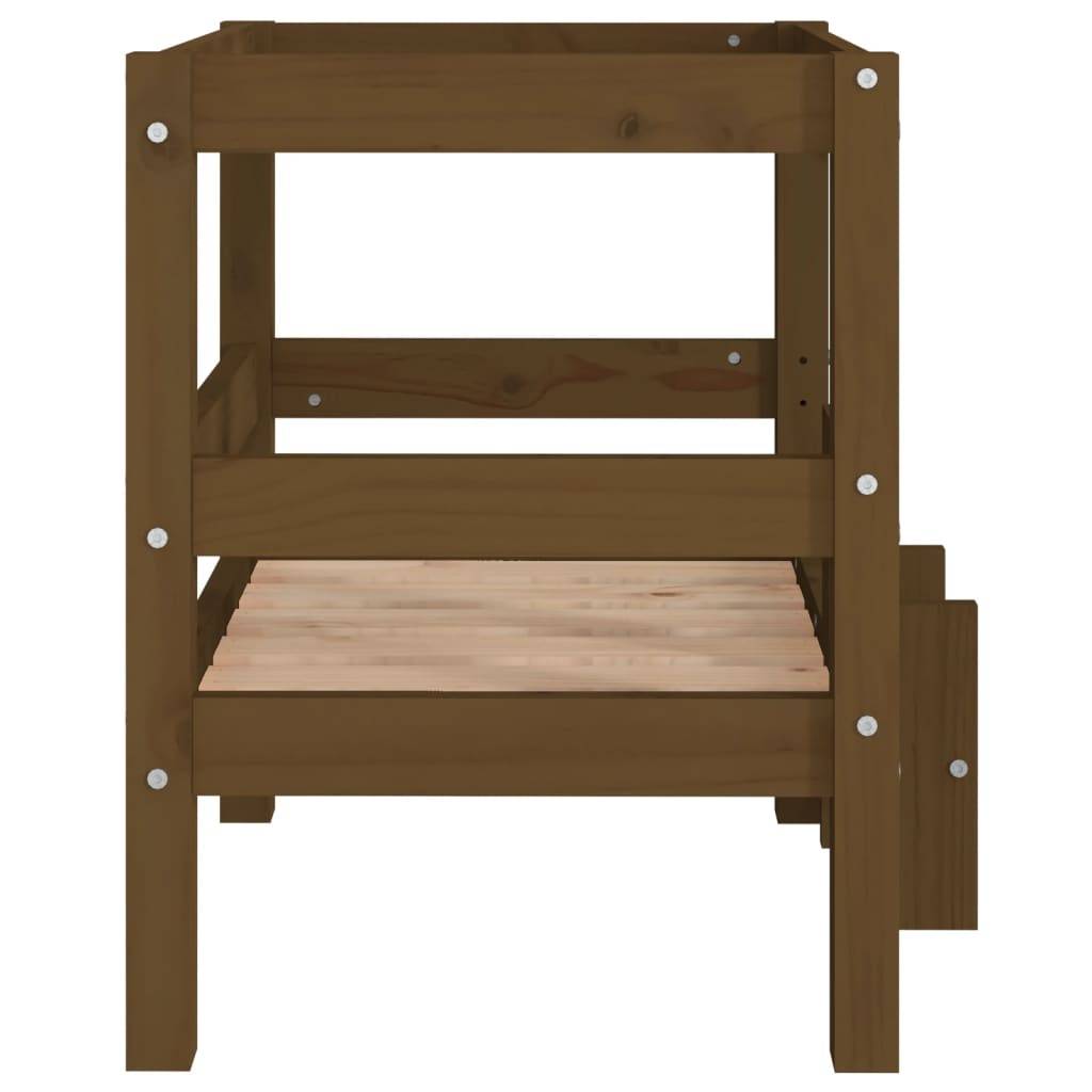 Vidaxl - Lit pour chien Marron miel 55,5x53,5x60 cm Bois de pin solide vidaXL 822370 - Imagen 7