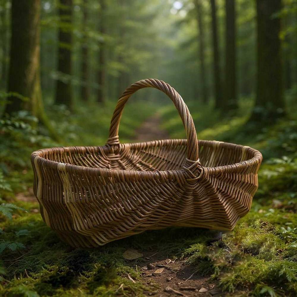 Aubry Gaspard - Panier bourguignon en osier Lot de 2 - Imagen 2