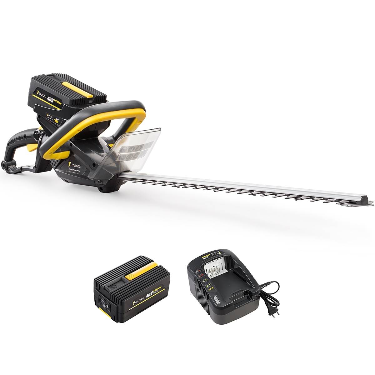 Gt Elec - Taille-haies sans fil à batterie, 40 V, GT ELEC + batterie 2 Ah + chargeur - GT ELEC - Image 1