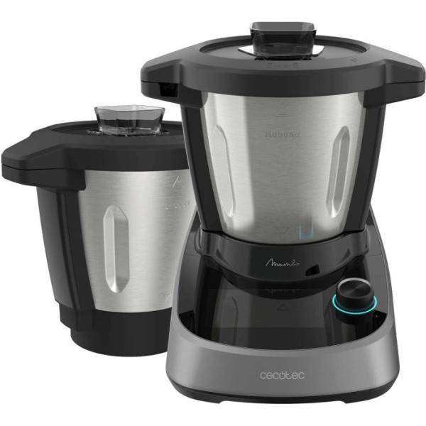 Robot  de cuisine - CECOTEC - Mambo Touch avec bol Habana - 1600 W - 3,3 L - 37 fonctions - Gris - Image 2