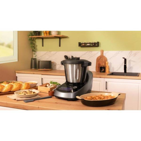 Robot  de cuisine - CECOTEC - Mambo Touch avec bol Habana - 1600 W - 3,3 L - 37 fonctions - Gris - Image 4