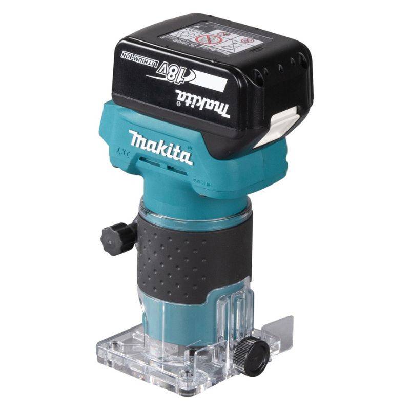 Affleureuse 18V Ø6mm LXT - MAKITA - avec 1 batterie 18v 3,0 Ah - chargeur - DRT52SF - Image 4