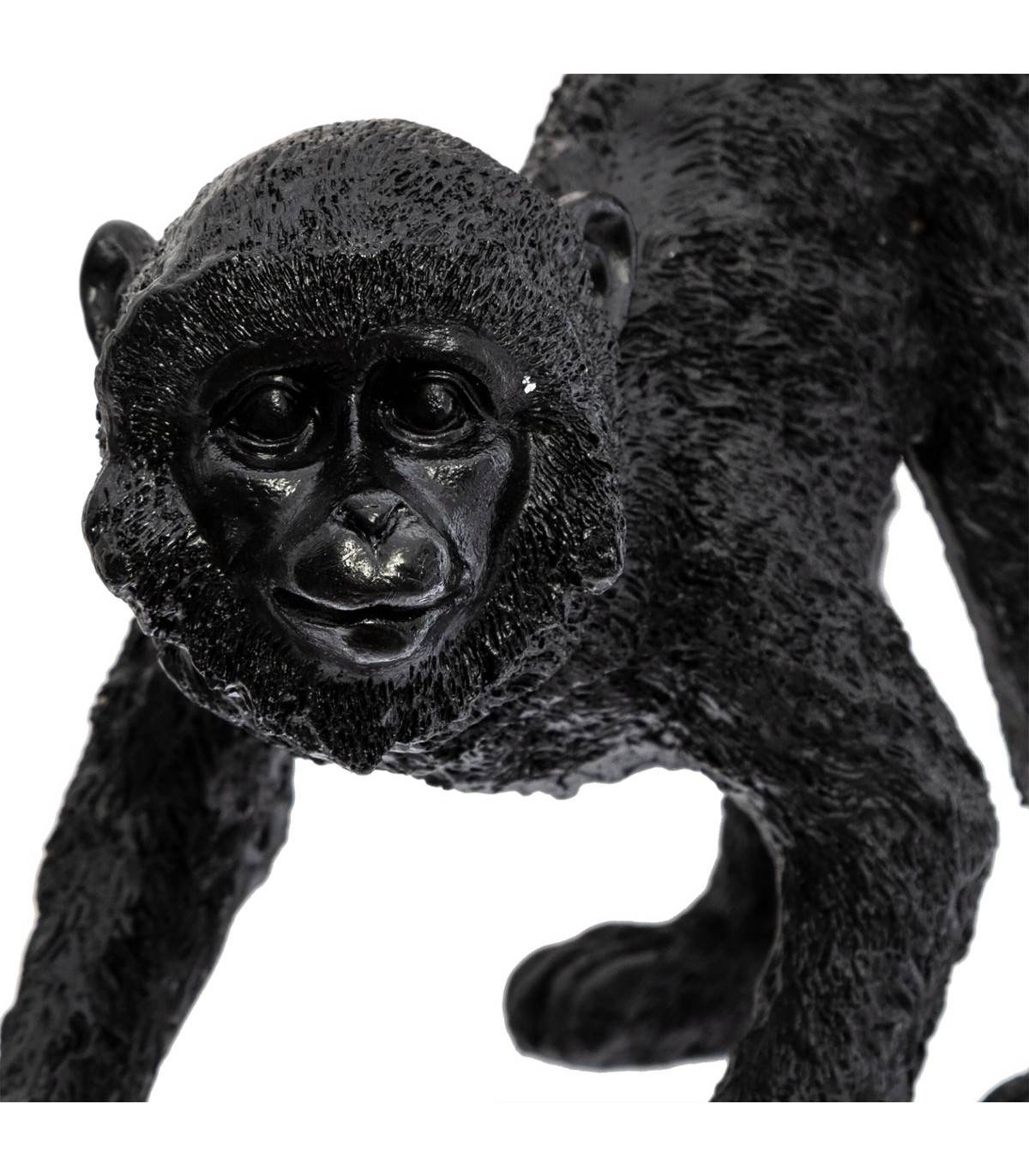 Objet décoratif Singe Noir en résine H 41 cm - Imagen 2