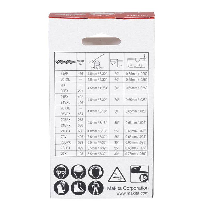 Makita - Chaînes de tronçonneuses 8TXL 300mm MAKITA 191T90-5 Makita - Imagen 3