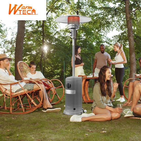 Chauffage de terrasse au gaz 13Kw avec roues - Warm Tech - Image 5