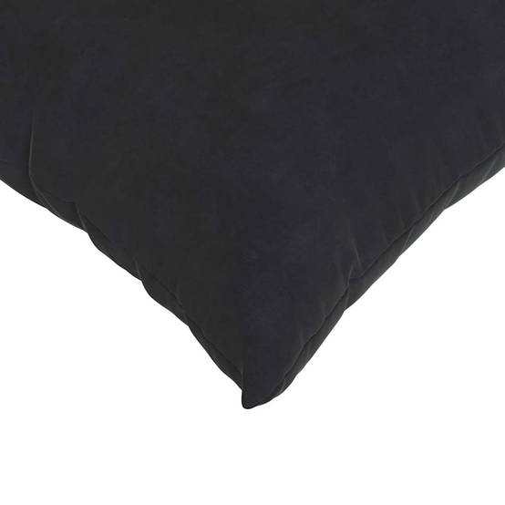 ComfortXL - Paire de Coussins Velours Côtelé avec Housses Amovibles pour Canapé et Fauteuil Noir 50x50 cm – ComfortXL Outdoor Living - Image 7