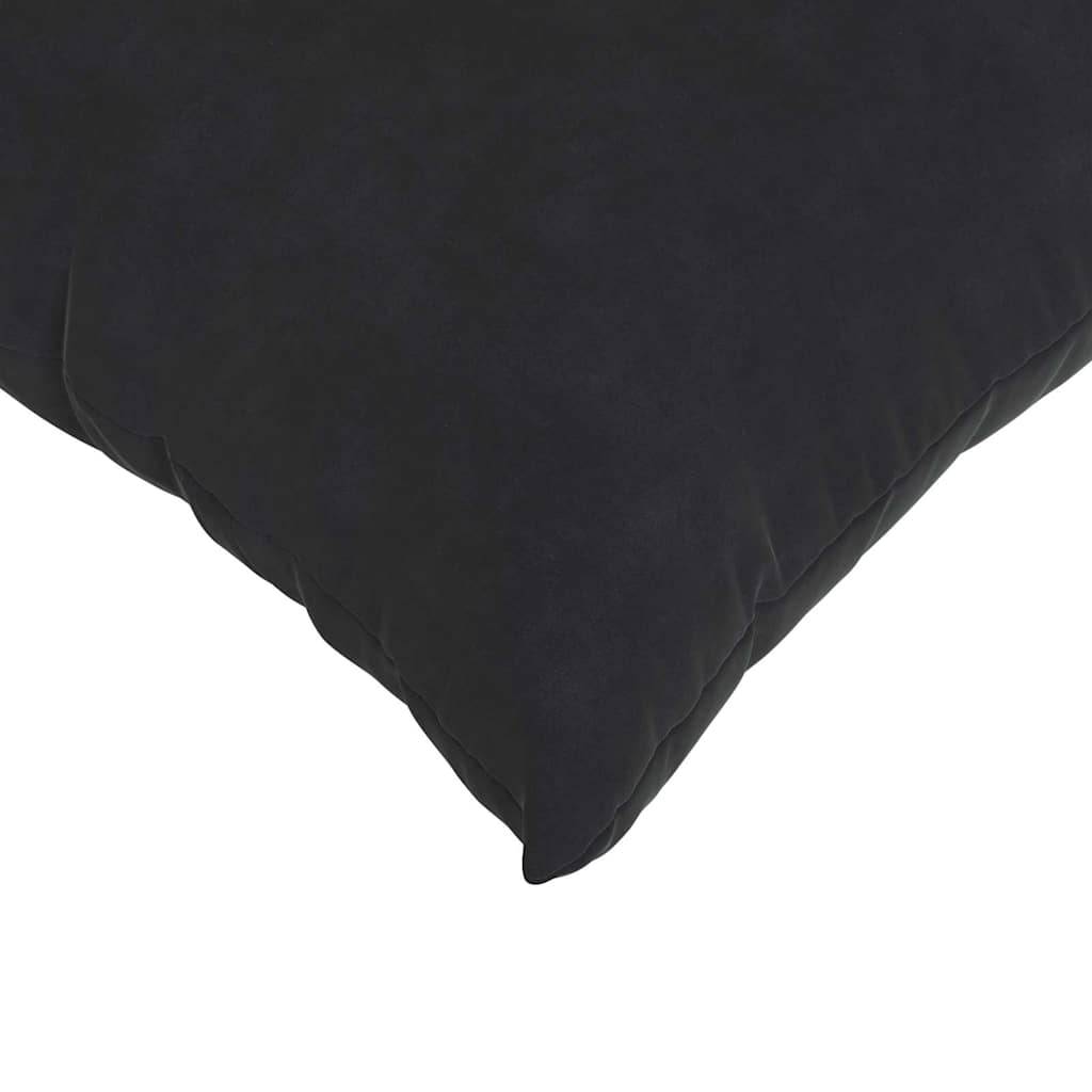 ComfortXL - Paire de Coussins Velours Côtelé avec Housses Amovibles pour Canapé et Fauteuil Noir 50x50 cm – ComfortXL Outdoor Living - Image 7