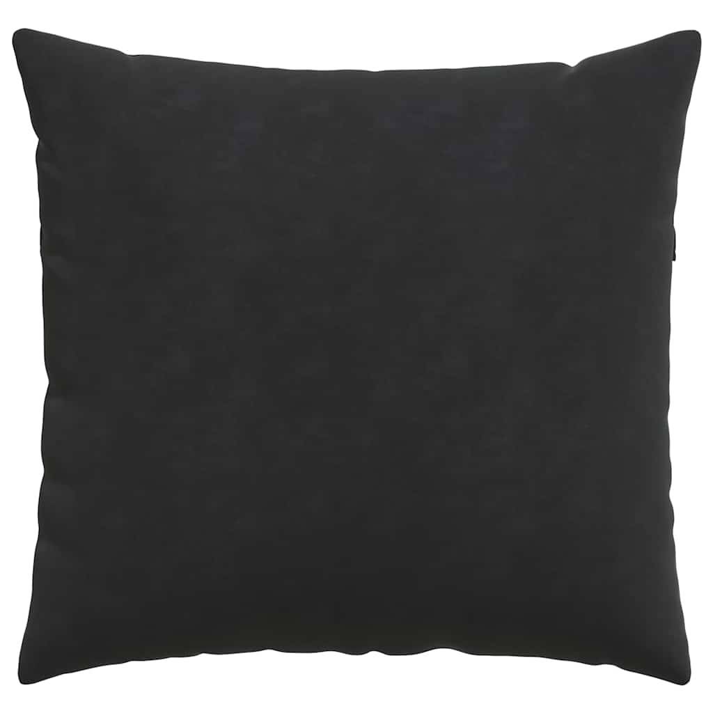 ComfortXL - Paire de Coussins Velours Côtelé avec Housses Amovibles pour Canapé et Fauteuil Noir 50x50 cm – ComfortXL Outdoor Living - Image 6