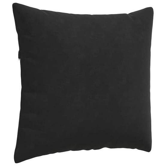 ComfortXL - Paire de Coussins Velours Côtelé avec Housses Amovibles pour Canapé et Fauteuil Noir 50x50 cm – ComfortXL Outdoor Living - Image 5