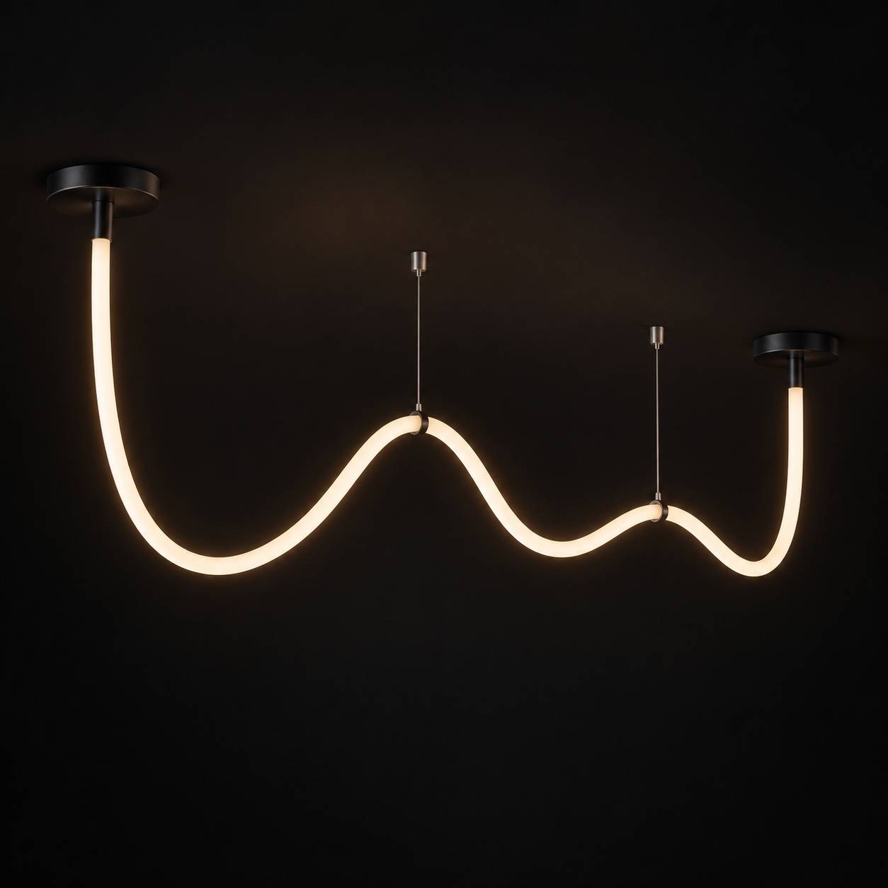 Plafonnier LED 68W Télécommande Dimmable 3000K-6000K Flexible - Image 5