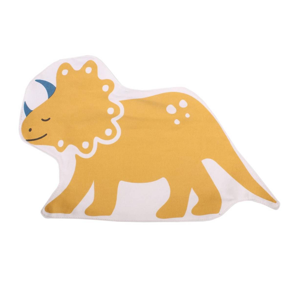 The Home Deco Kids - Rangement Pyjama Enfant "Dinosaure" 28cm Jaune - Image 1