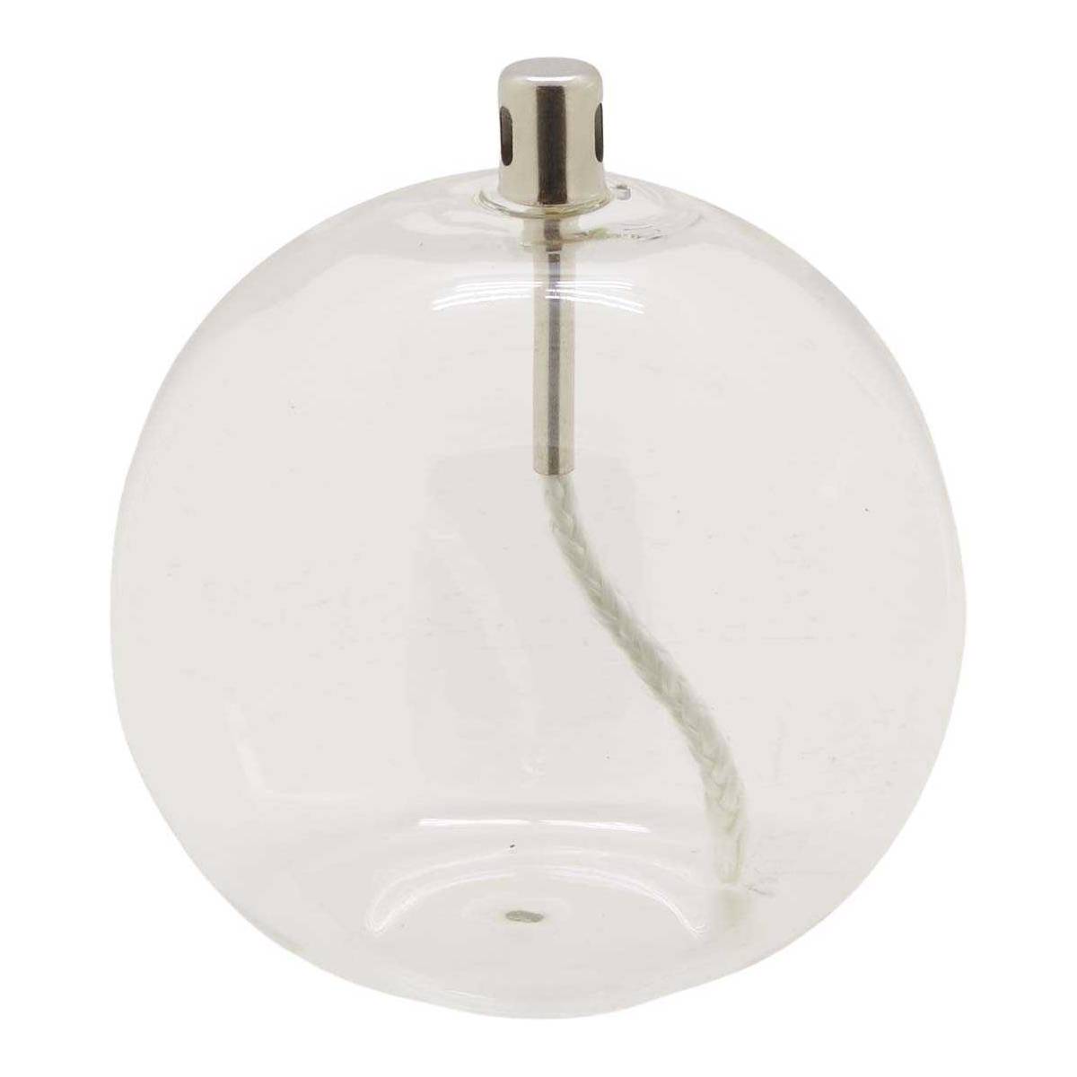 Bazardeluxe - Lampe à huile en verre Sphere 13 x 14 cm - Imagen 1