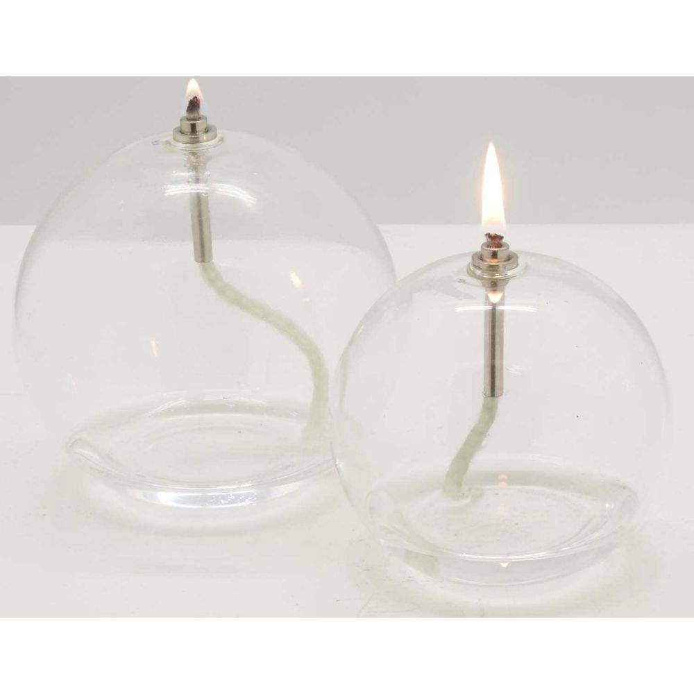 Bazardeluxe - Lampe à huile en verre Sphere 13 x 14 cm - Imagen 3